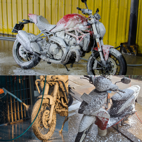 black and red grunge motor bike advertisement instagram post (6)